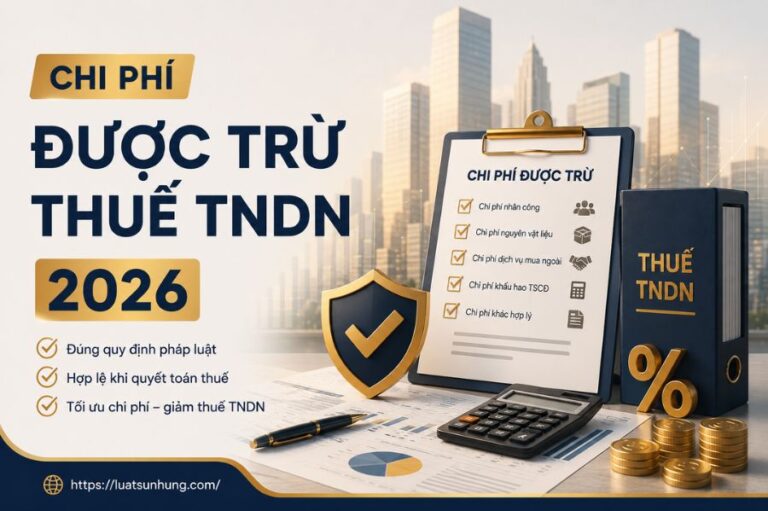 Chi Phí Được Trừ Thuế TNDN
