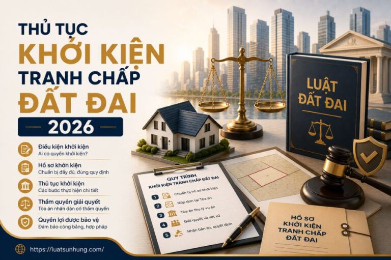 Thủ Tục Khởi Kiện Tranh Chấp Đất Đai