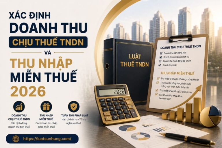 Xác Định Doanh Thu Chịu Thuế TNDN và Thu Nhập Miễn Thuế